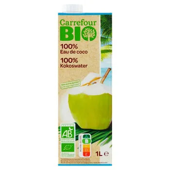 Carrefour Bio Ekologiczna woda kokosowa 1 l