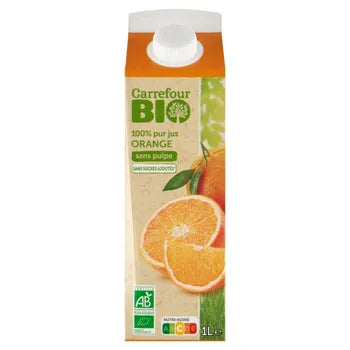Carrefour Bio Sok pomarańczowy 1 l