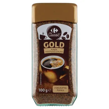 Carrefour Classic Gold Kawa rozpuszczalna 100 g