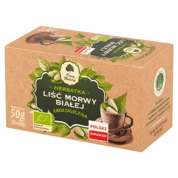 Dary Natury Ekologiczna herbatka liść morwy białej 50 g (25 x 2,0 g)