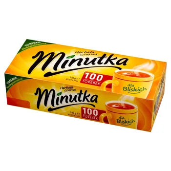 Minutka Herbata czarna 140 g (100 x 1,4 g)
